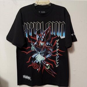 YUGIOH Dark Magician Logo Black Shirt Hypand Size Small NWOT